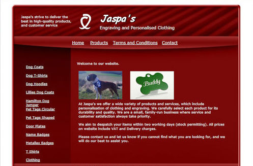 Jaspas Website Design