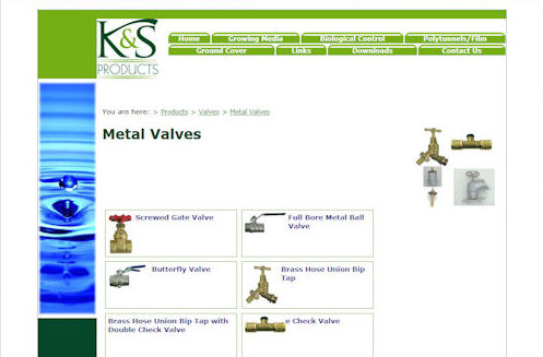 KS Products Website Design