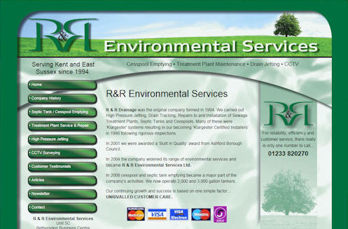 RR Environmental Website Design