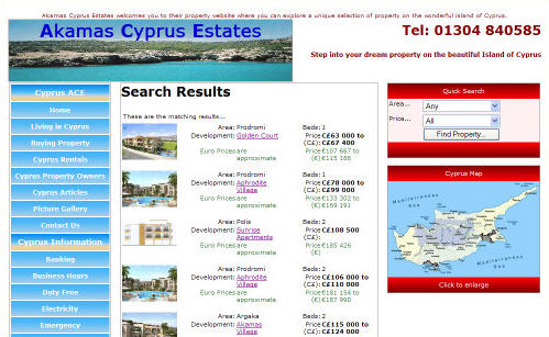 Cyprus Ace Website Design