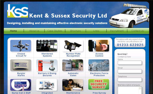 Kent And Sussex Security Website Design