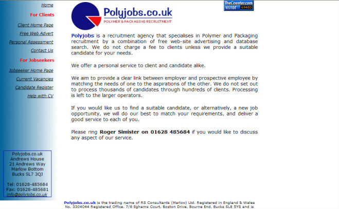 Poly Jobs Website Design