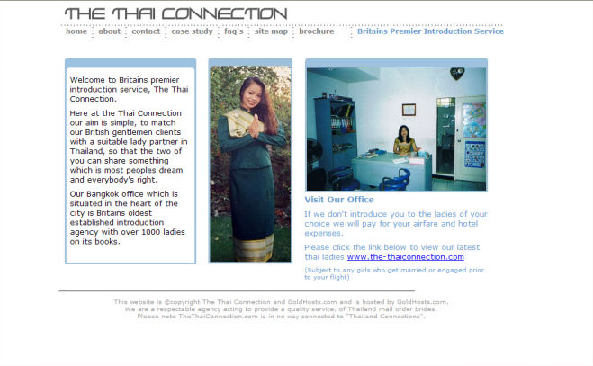 Thai Connection Website Design