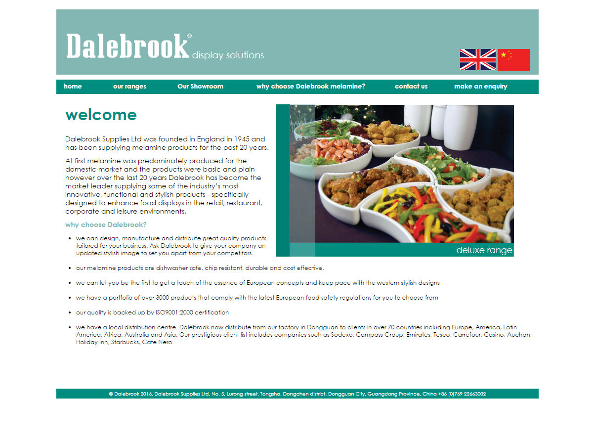Dalebrook Asia Website Design