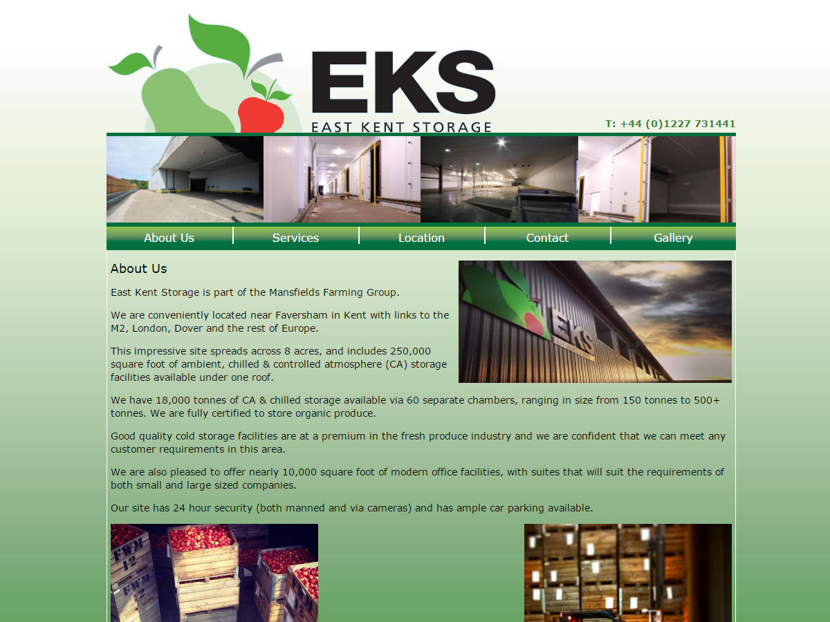 East Kent Storage Website Design