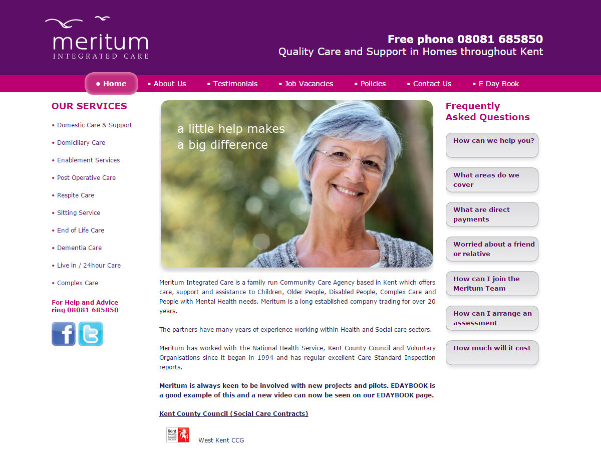 Meritum Website Design