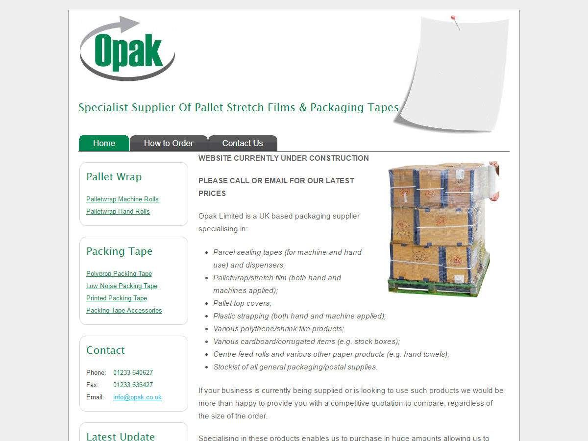 Opak Website Design