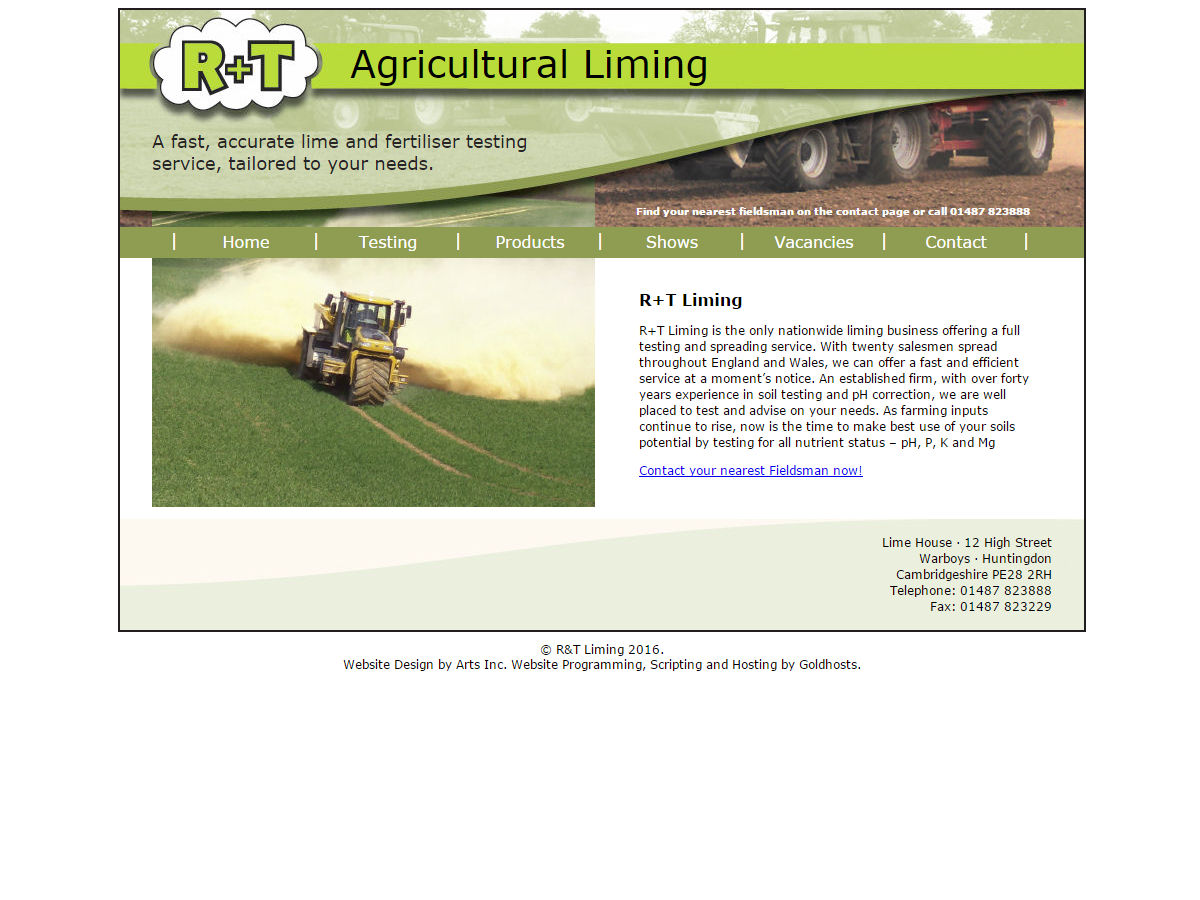  and T Liming Website Design